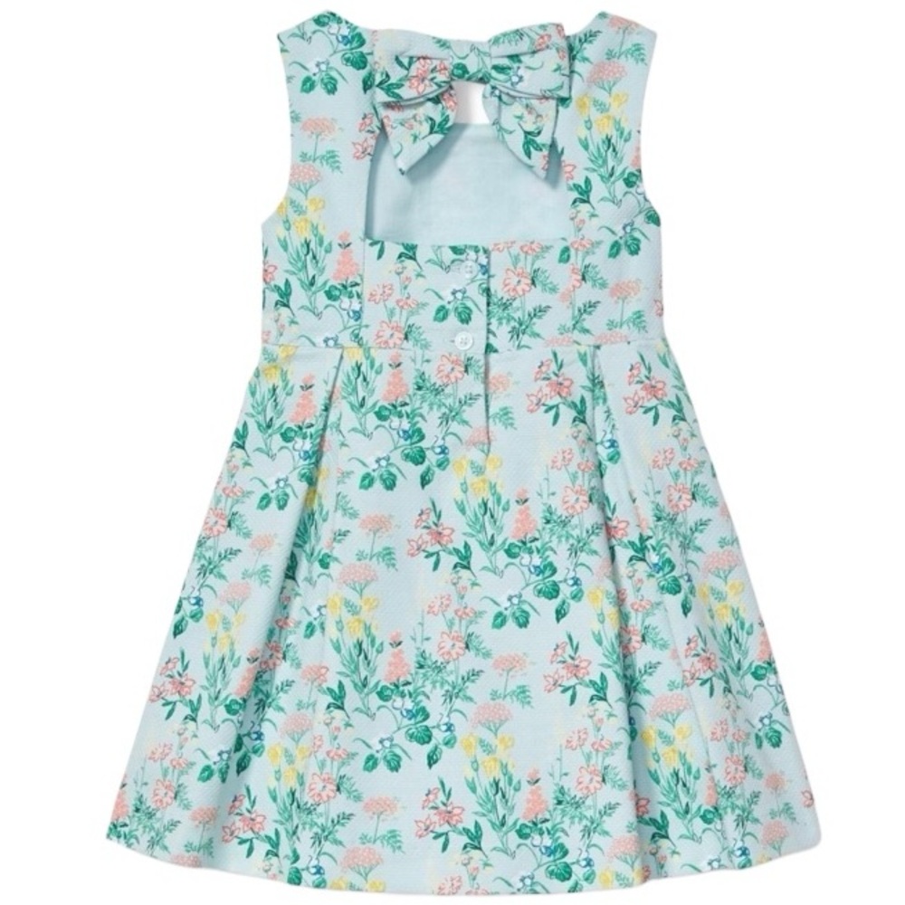 JANIE & JACK Cotton Ditsy Floral Easter Dress size 7 - Picture 2 of 10
